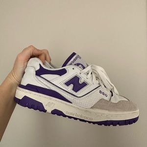 New Balance 550s white/Purple